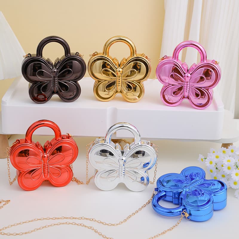 Evening Bag 2026 Exquisite Mini Handbag for Women, Butterfly Shoulder Bag, Acrylic Crossbody Bag