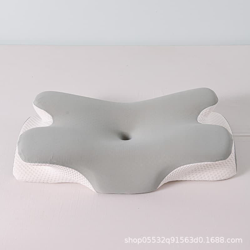 Cross-Border Best-Selling Contour Pillow, Slow Rebound Memory Foam Pillow, Butterfly-Shaped Core Memory Pillow, Cervical Pillow, Non-Collapsible Neck Support Pillow
