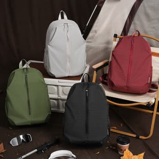 Korean Ins Style Minimalist Solid Color Laptop Backpack for College, Middle School, High School, Campus Commute, Lightweight