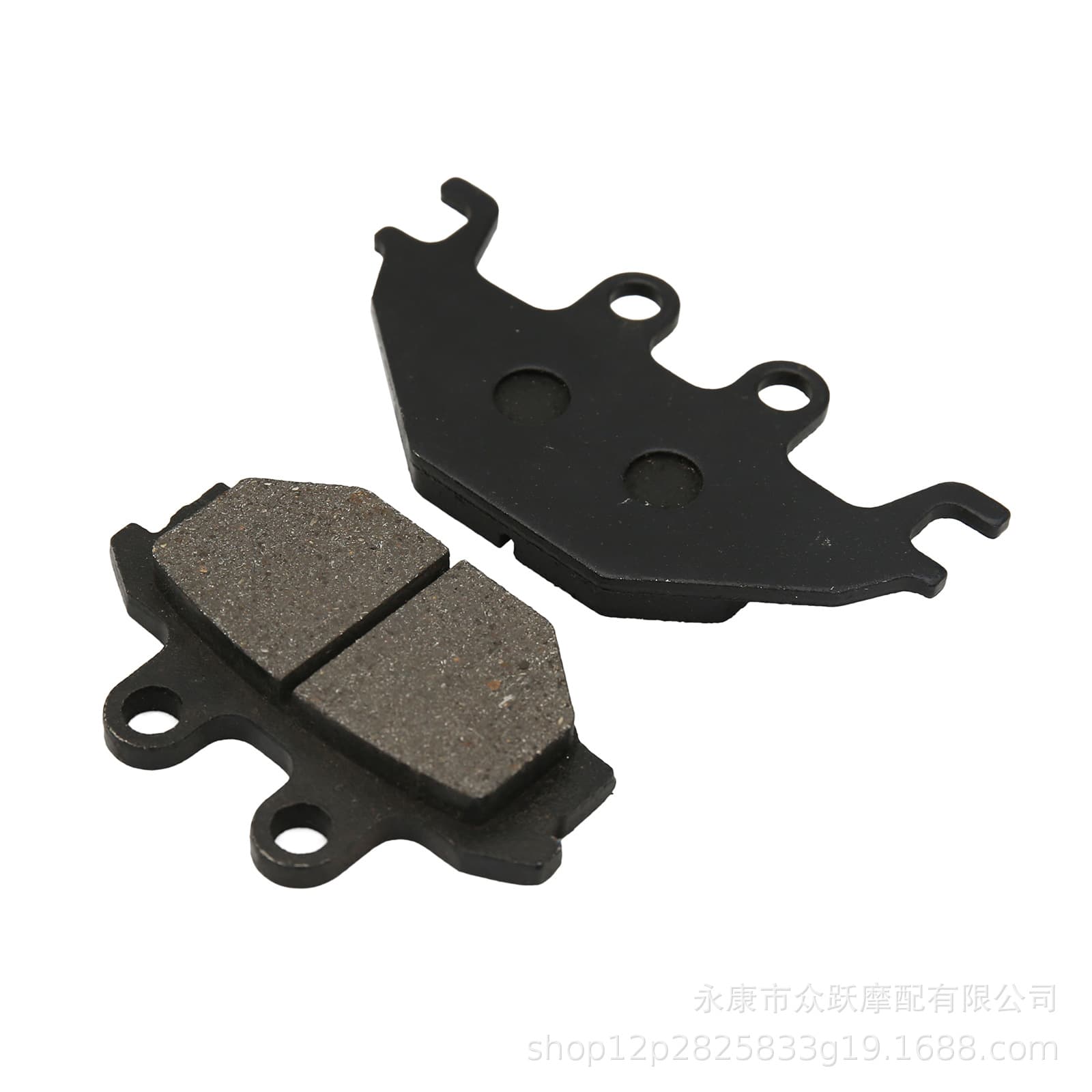 Carbon-based micro-metal brake pads suitable for the rear disc brakes of SYM motorcycles, adventure bikes, NH T200, and XS175.