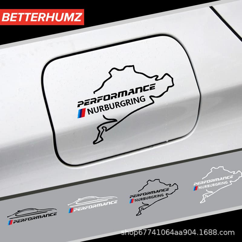 Universal Car Fuel Cap Sticker Racing Nürburgring Performance Decal for BMW F30 F32