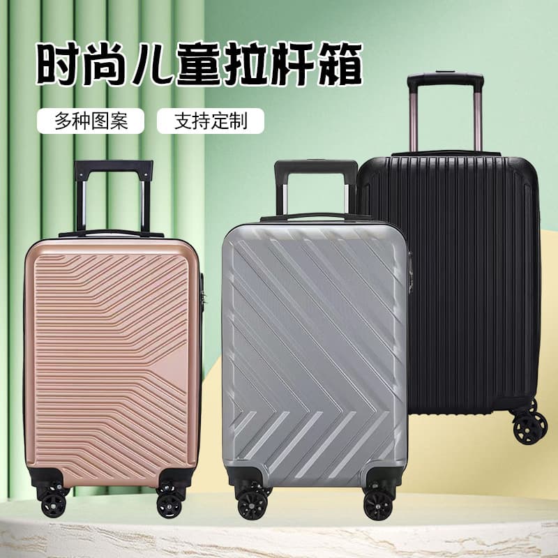 Twill student trolley case 20 inches male and female students large capacity trendy suitcase password universal wheel zipper suitcase