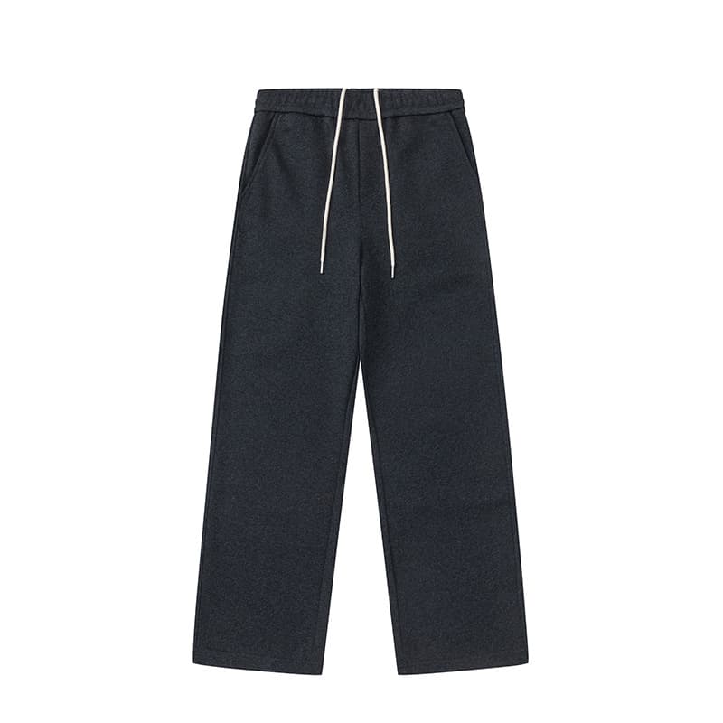 UNF Comfortable Lazy Air Layer Loose Draped Knit Straight-Leg Curved Sweatpants Unisex Casual Pants Spring/Summer New Arrival