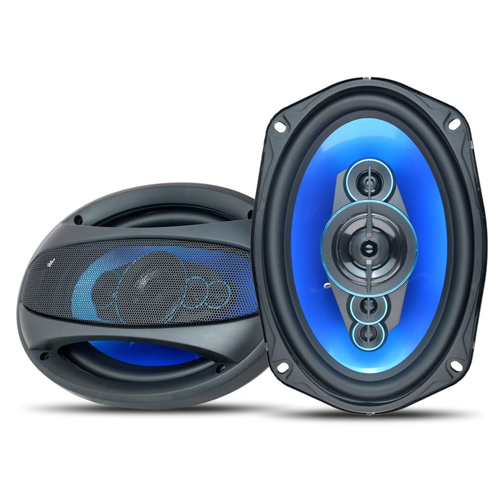 New 6x9 inch 6970 Blue Cone Car Modified Coaxial Speaker Full-Range Car Audio Speaker
