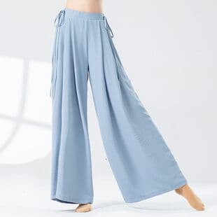 Dance Wide-leg Pants for Women, New Modern Dance Casual Pants, Versatile Loose Flowing Practice Pants, Outerwear Long Pants