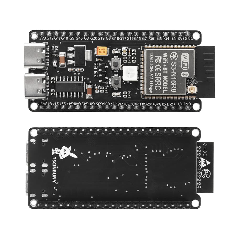 ESP32-S3 Core Development Board WiFi Bluetooth DeepSeek N16R8 AI XiaoZhi Robot Motherboard
