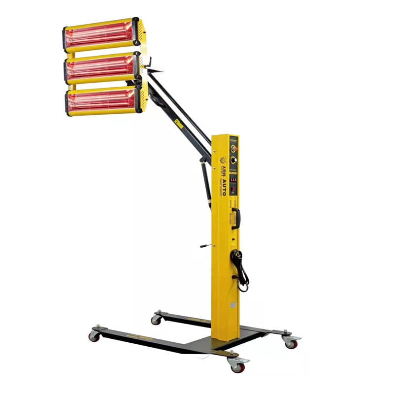 Spray Painting Curing Lamps, Mobile Shortwave Infrared Baking Lights for Automotive Detailing and High-Temperature Drying