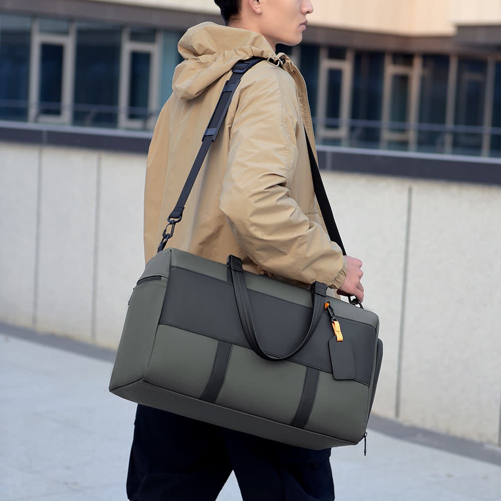 Cross-border fashion new hand luggage bag short business trip bag new large-capacity wet-dry separation yoga gym bag