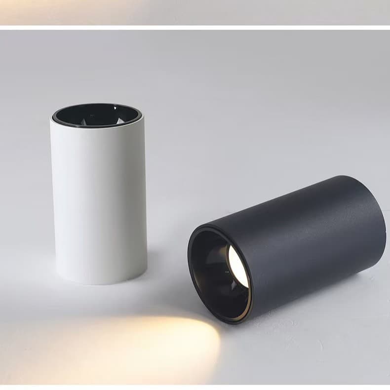 LED surface-mounted main-light-free fixture, anti-glare spotlight suitable for home lighting, commercial lighting, aluminum, delivery upstairs, flat product