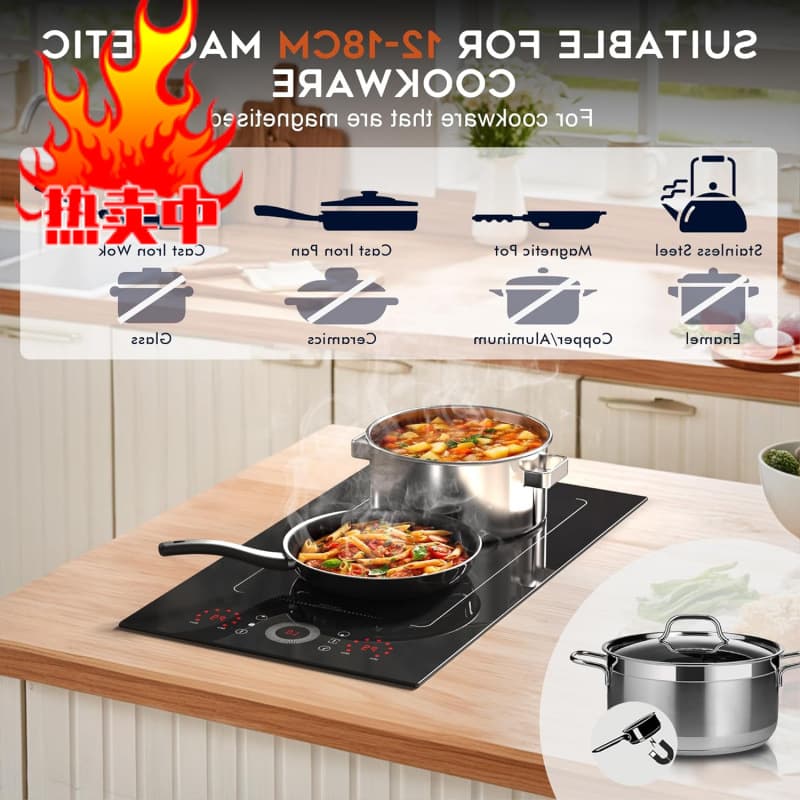 Factory Noxton Zone Induction Hob, cm Electric Hob Flex Zone fo