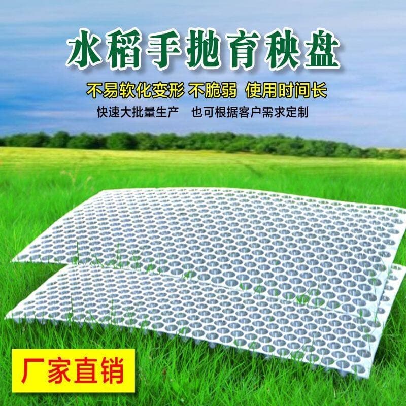 Rice Seedling Tray, Hand-Seeding Tray, Manual Hand-Seeding Tray, 353-Hole Seedling Tray with Seedbed, Hand-Seeding Seedling Tray