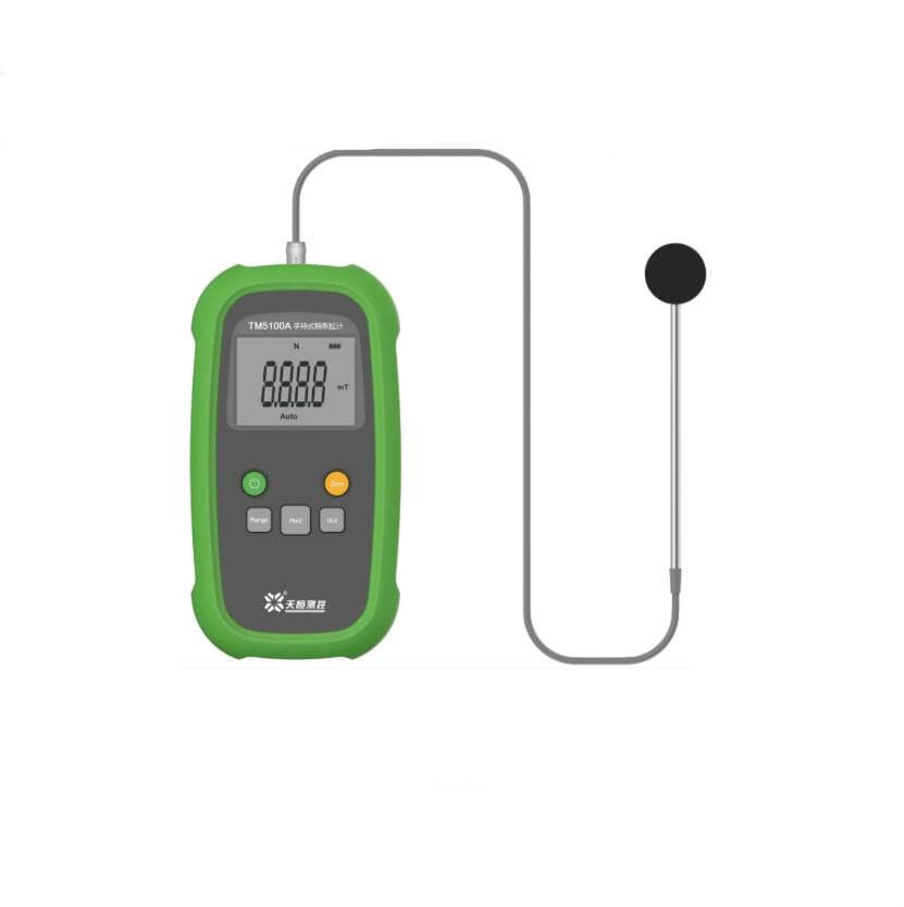 Tianheng TM5100A Handheld Alternating Magnetometer, Gauss Meter, Fluxmeter, 240mT A/m Magnetic Field Frequency