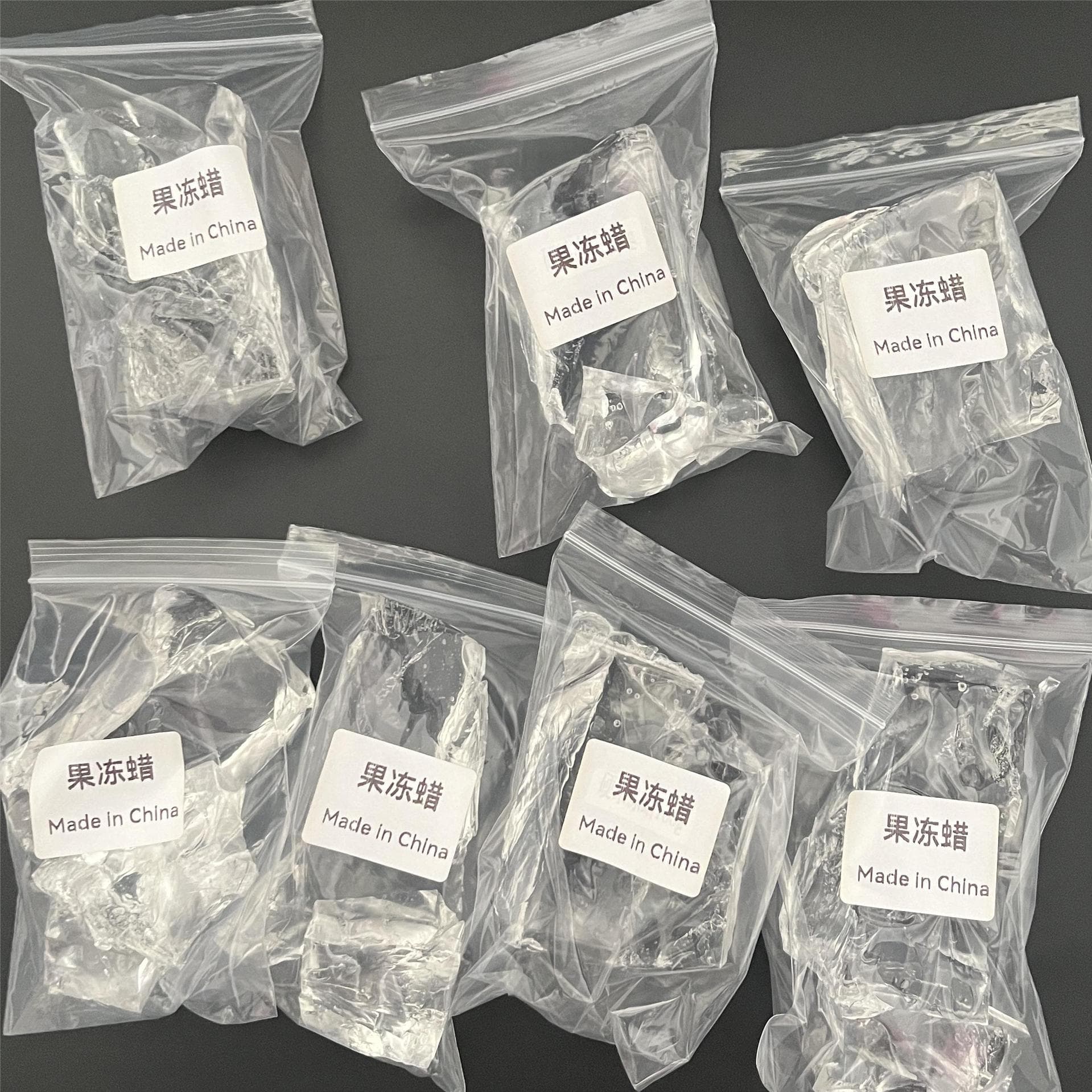 Manufacturer wholesale jelly wax raw materials diy candle materials crystal wax packaged jelly wax 100 grams per pack