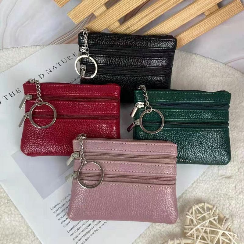 New Small Korean Coin Purse Pocket Wallet Hand Coin Purse Unisex Zipper Bag
