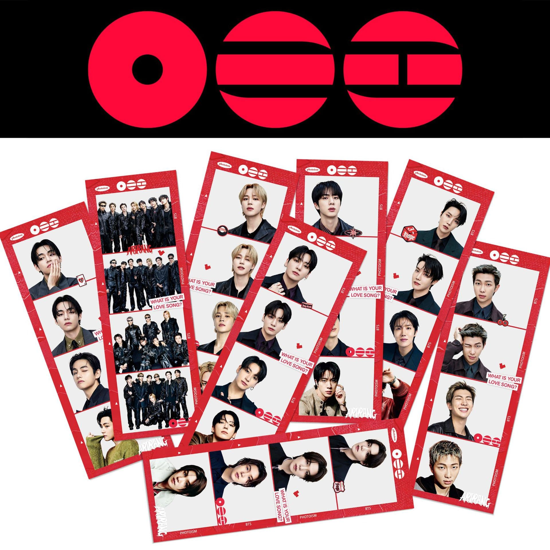 BS BTS Four Square Bookmark Comeback Album ARIRANG Cute Collection Collection Selfie Book Holder