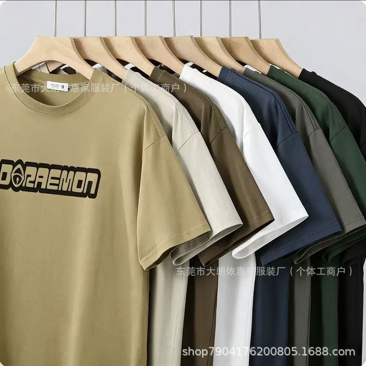 Street Vendor Economy Cheap Men's Short-Sleeve Clothing, Wholesale Men's T-Shirts for Traveling Salesmen, Direct Export from Manufacturers