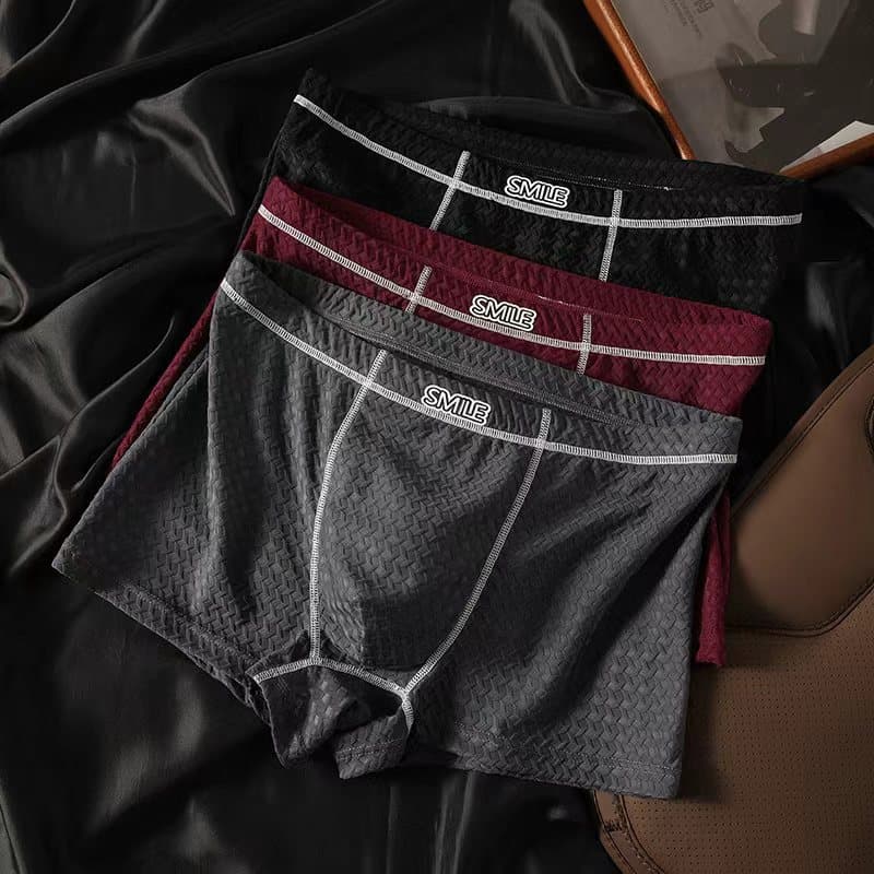 Ice silk underwear men's 2026 new boxer briefs men's summer thin breathable youth men's boxer shorts