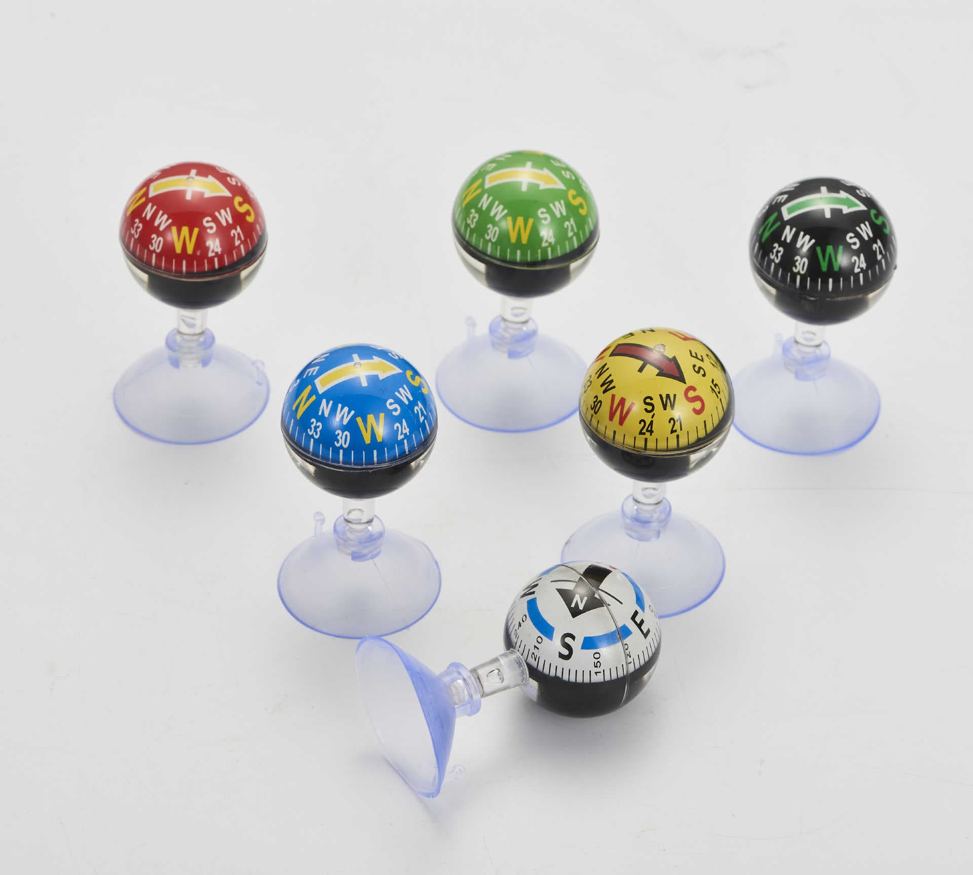 Professional Production 38mm Car Compass Suction Cup Guide Ball for Vehicle, Wholesale