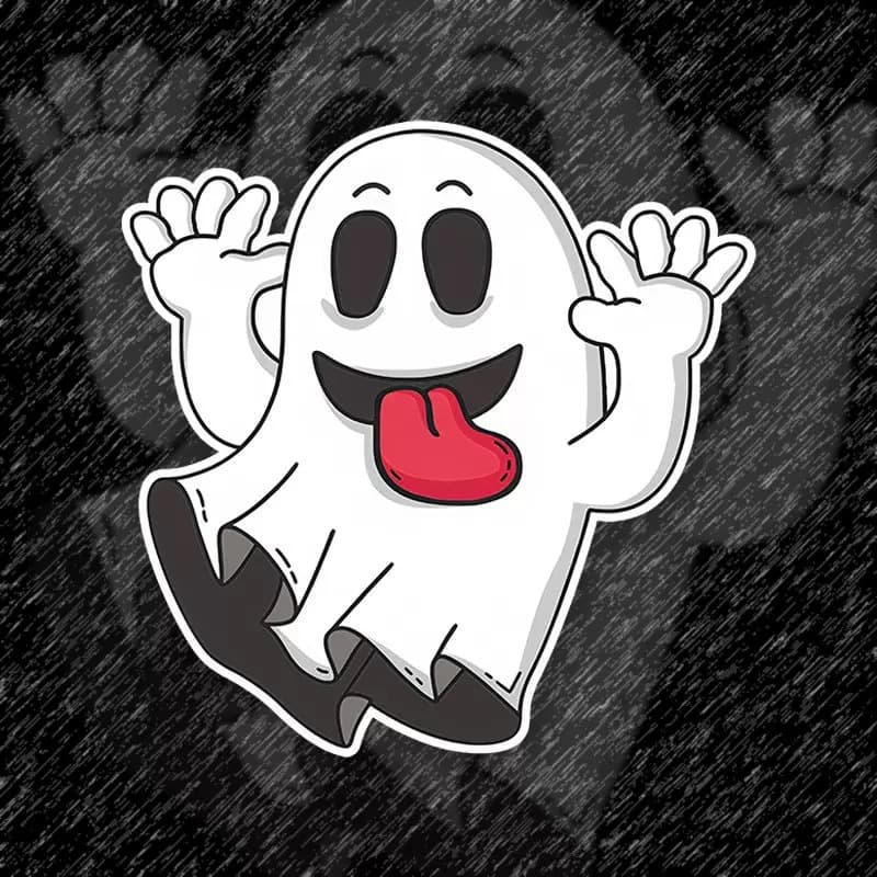 New Cross-Border Halloween Car Body Sticker Ghost Witch Car Decoration Body Window Decal Sticker