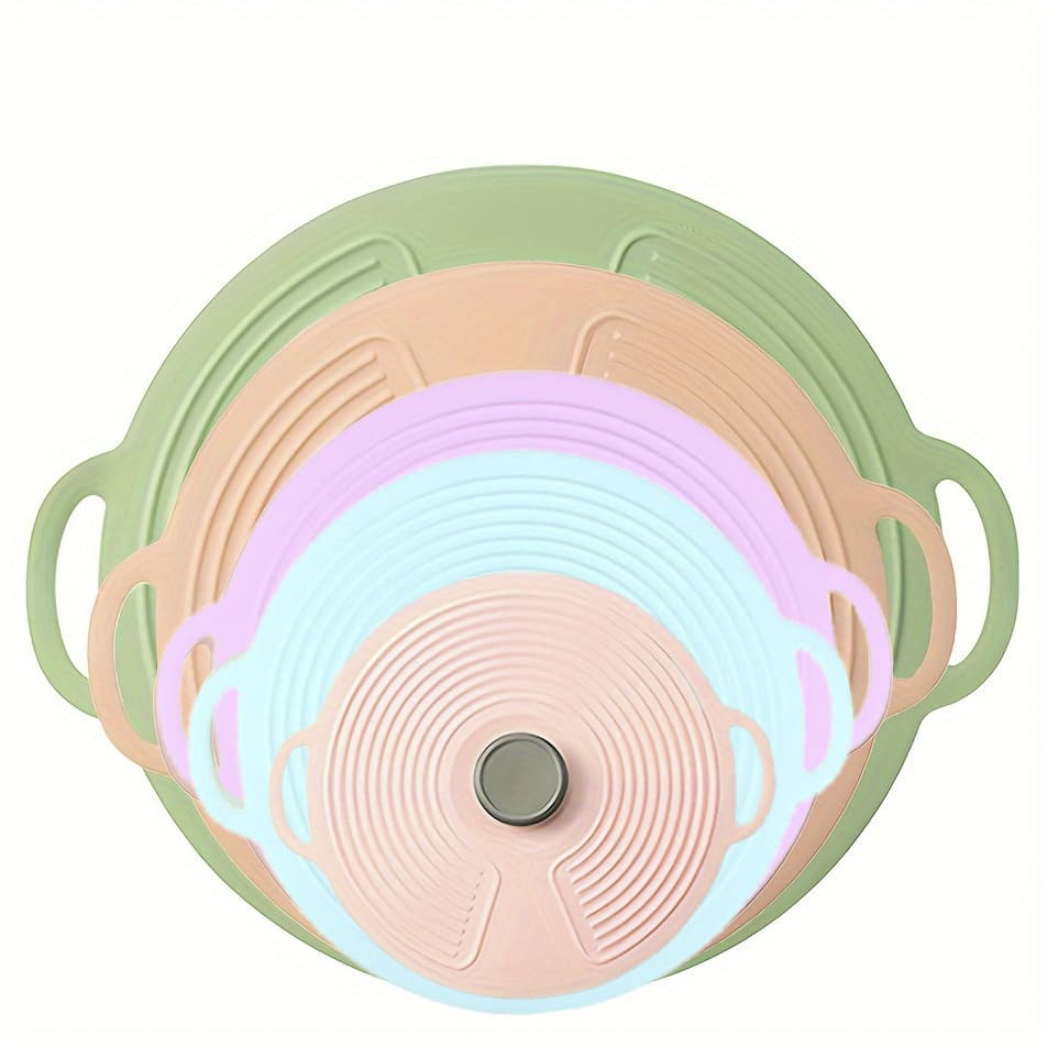Silicone Fresh-Keeping Lid, Food-Grade Bowl Cover, Plate Lid, Splash-Proof Microwave Seal Cover