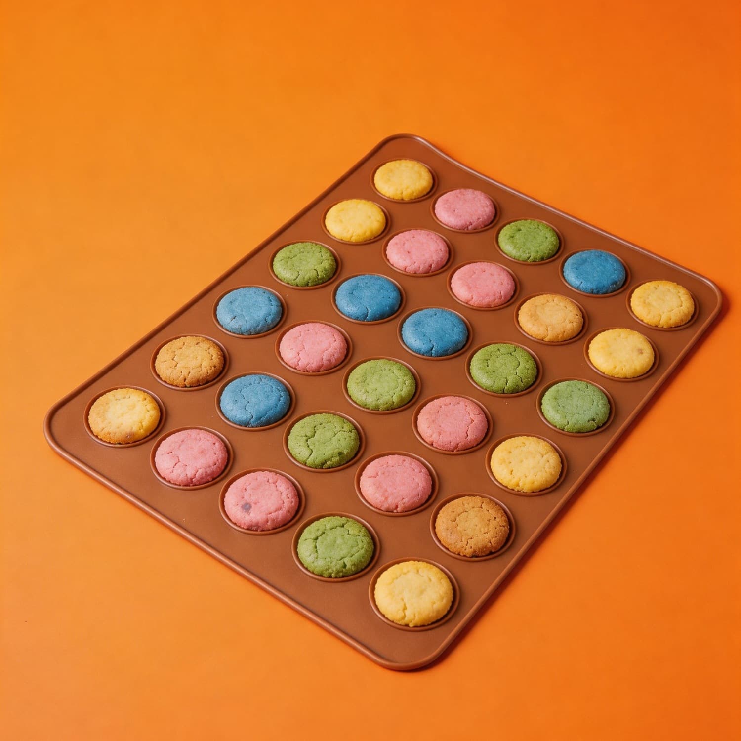 Cross-border Food-Grade Silicone Baking Mat, High Temperature Resistant, Non-Stick Macaron Silicone Baking Mat, Puff Pastry Mat, Home Baking Mat