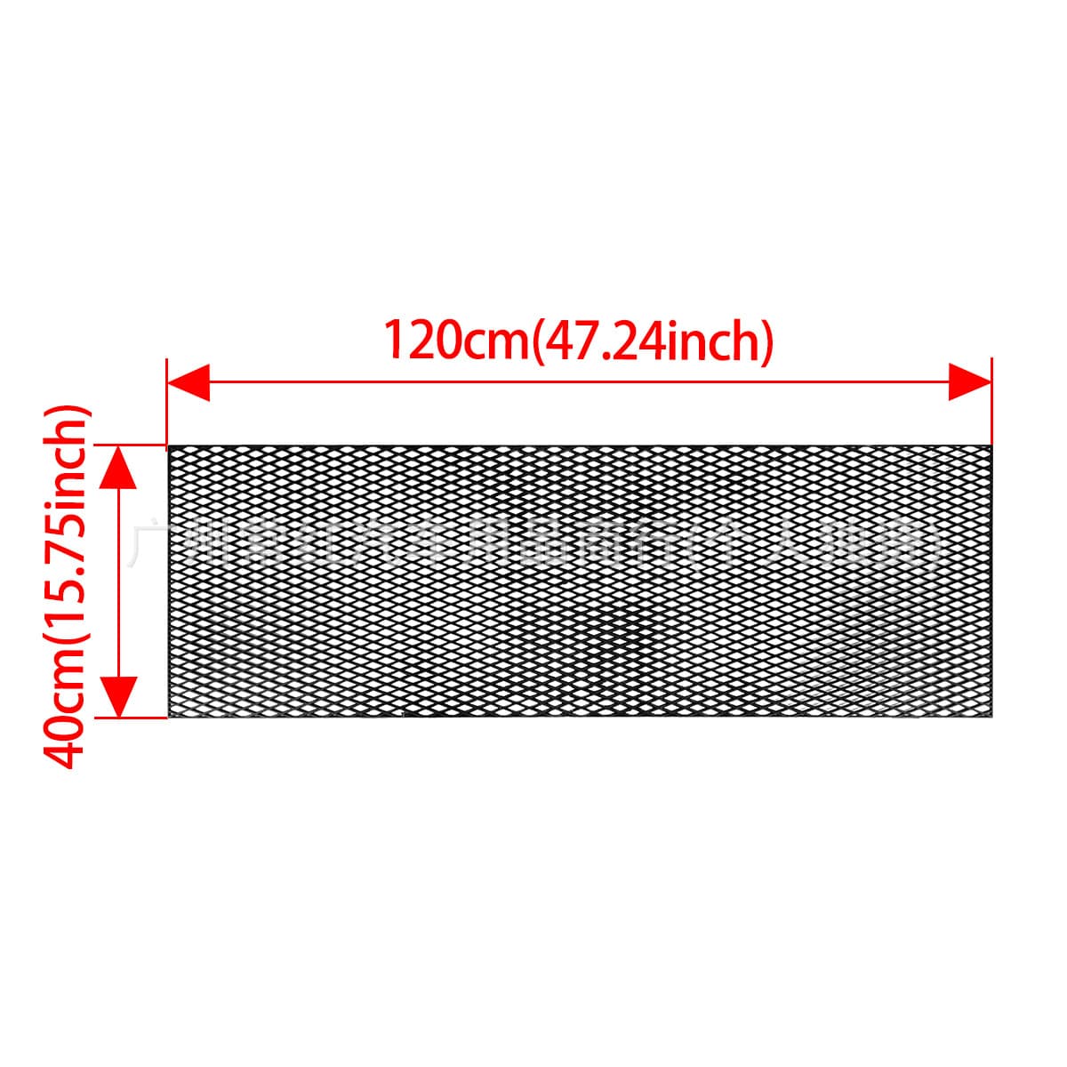 Universal Car Grille Modification Large Surround Grille ABS Plastic Grille Car Cooling Diamond Grille