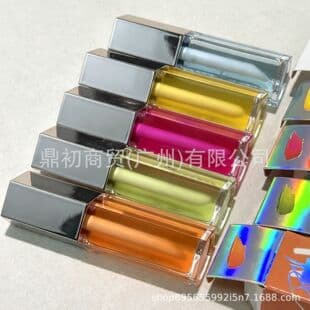 Cross-border trade in stock Fenty new Rihanna ice blue lip gloss Ice cooling water shine lip glaze lipstick