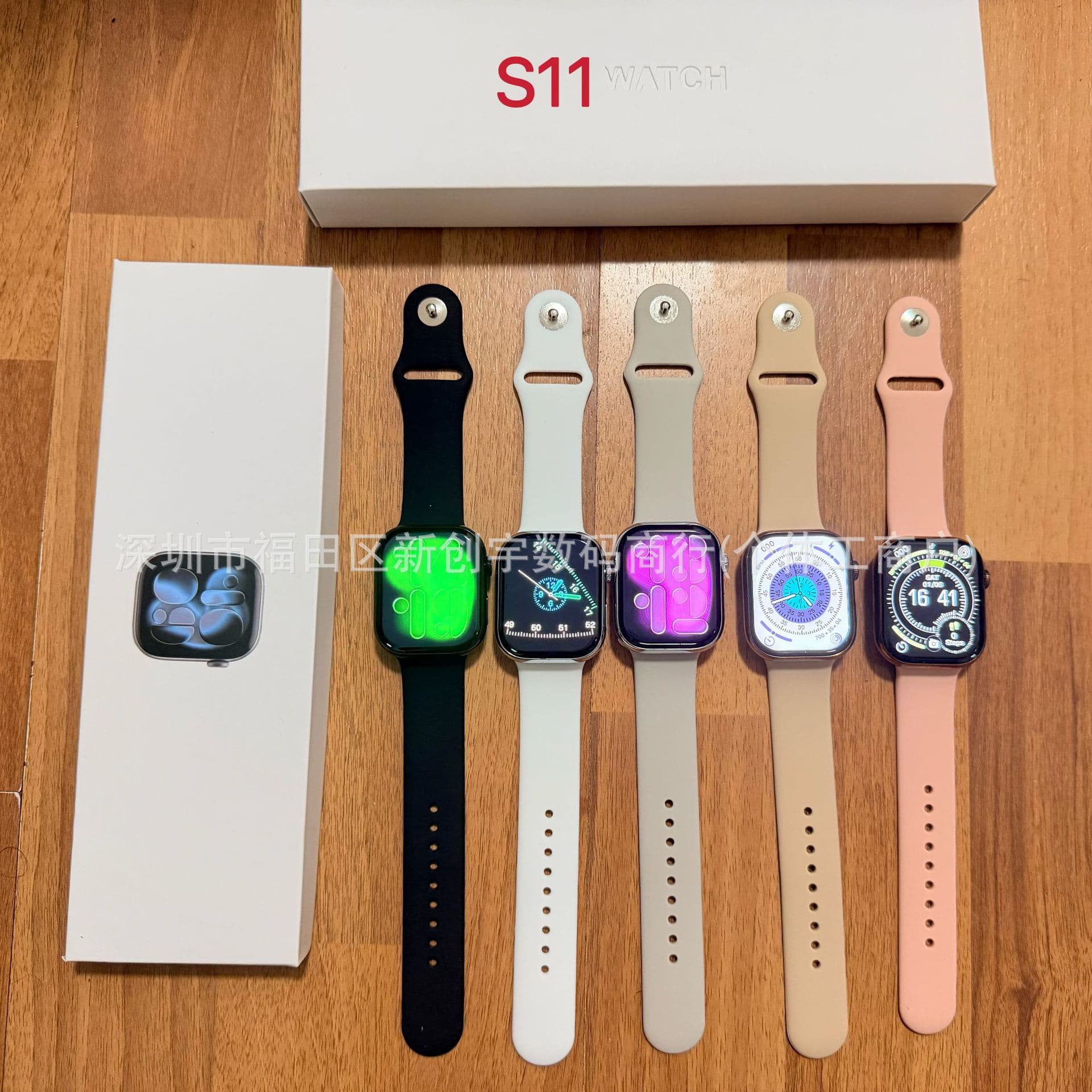Huaqiangbei 1:1 Watch S11 46mm Smartwatch Sports Smart Watch with Boot Logo Cross-border New Model
