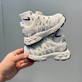 Girls' Sports Shoes 2025 Spring New Kids' Twist Lock Lightweight Breathable Casual Dad Shoes Boys' Running Shoes