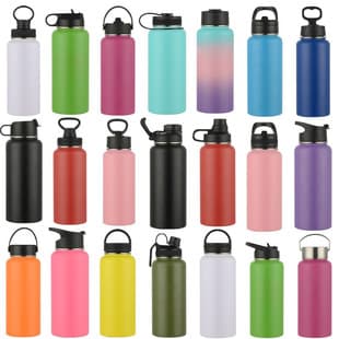 Cross-Border 304 Stainless Steel Insulated Water Bottle, Large Capacity Space Flask, Double-Wall Vacuum Cold Sports Water Bottle Wholesale