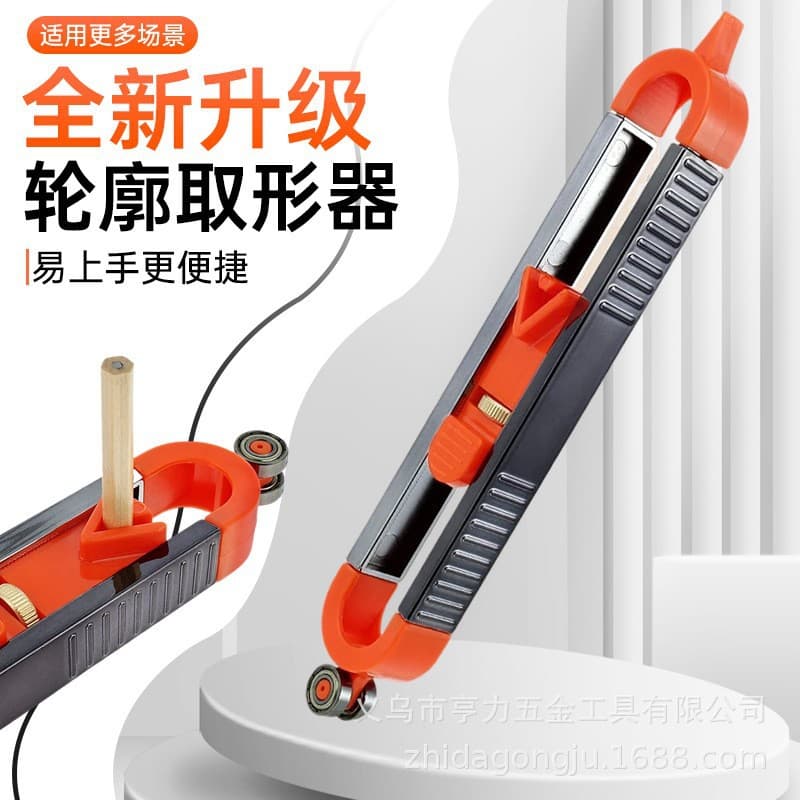 New contour measuring tool, irregular shape marking tool, precise shape taking tool for ceramic tiles and woodworking, arc ruler