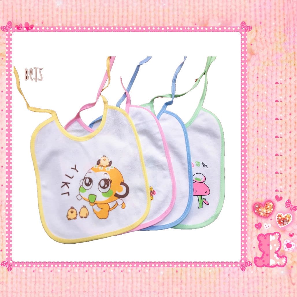 Soft Terry Cloth Single-Layer Small Square Drool Pads, Newborn 0-2 Years Baby Drool Pads, Infant Waterproof Bibs