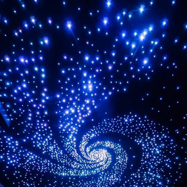 Starry Sky Fiber Optic Light LED Glowing Stars Moon Planets Ceiling Light Venue Decorative Fiber Optic Light