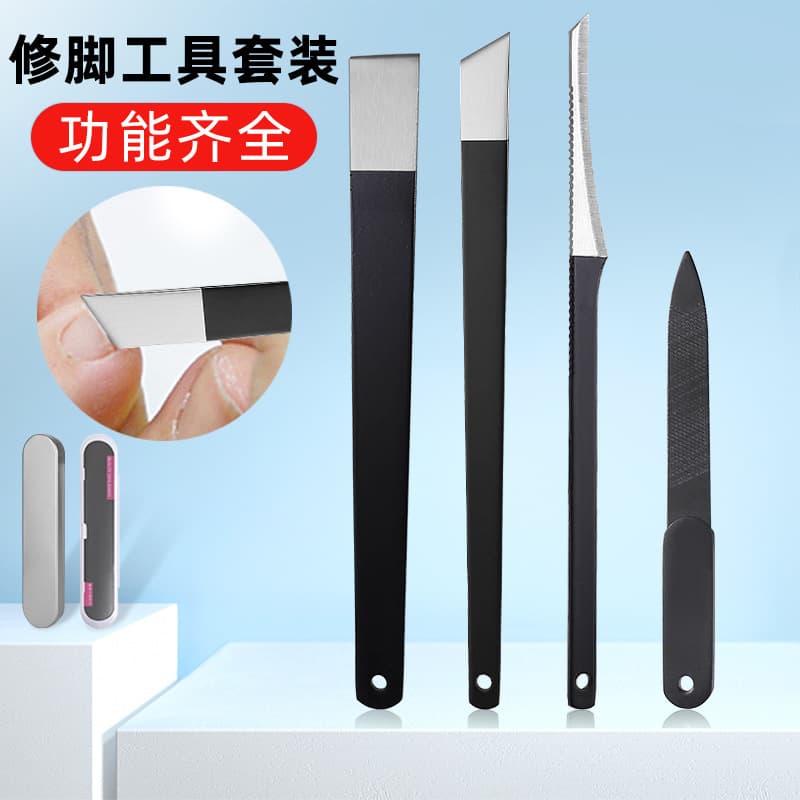 Pedicure knife wholesale foot scraping set, professional technician's tools, nail groove skewer, dead skin removal tools, pedicure scraper complete set