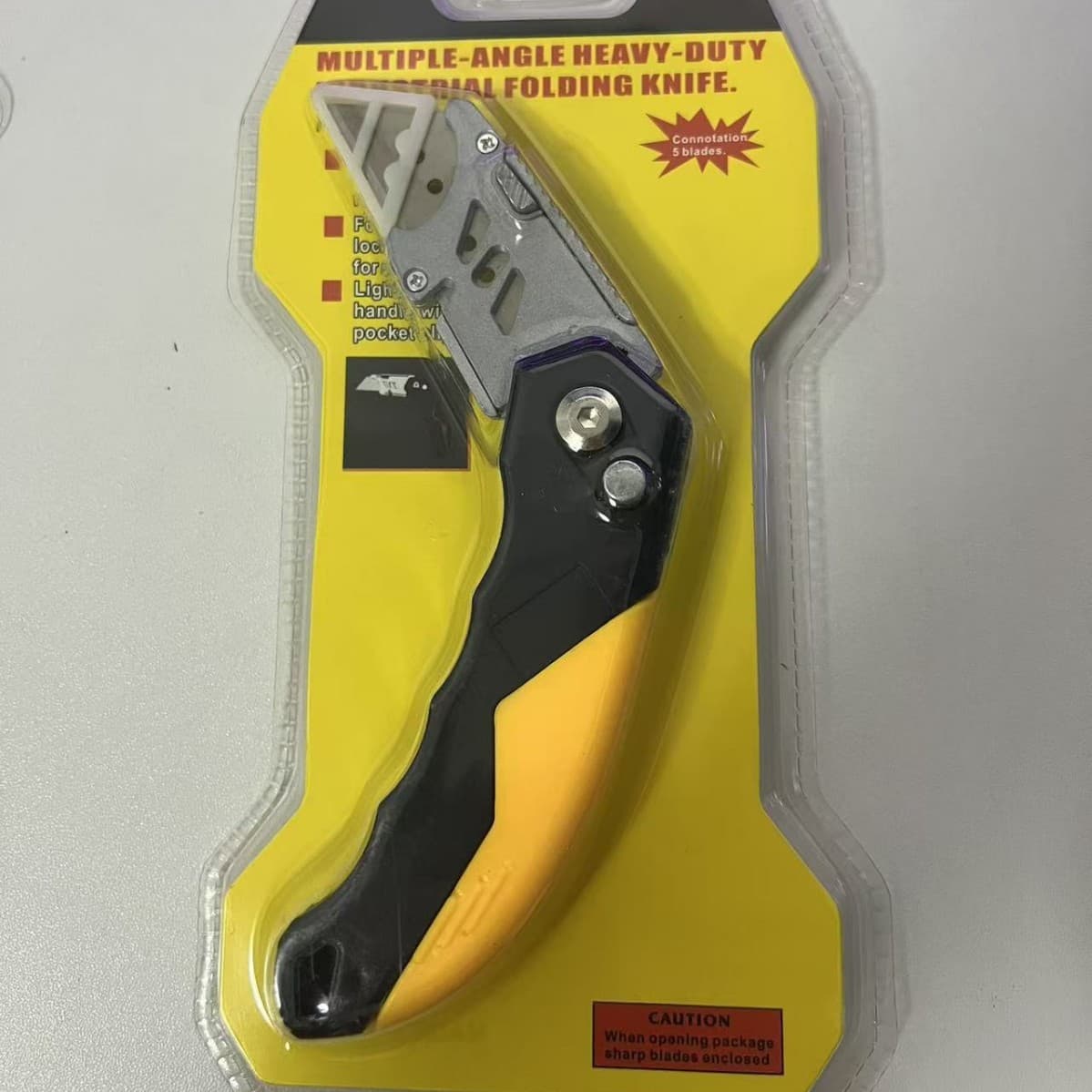 Industrial-grade Heavy-duty Utility Knife Box Cutter Wallpaper Knife Thickened Blade Holder Sharp Carton Opener Utility Knife for Home Use