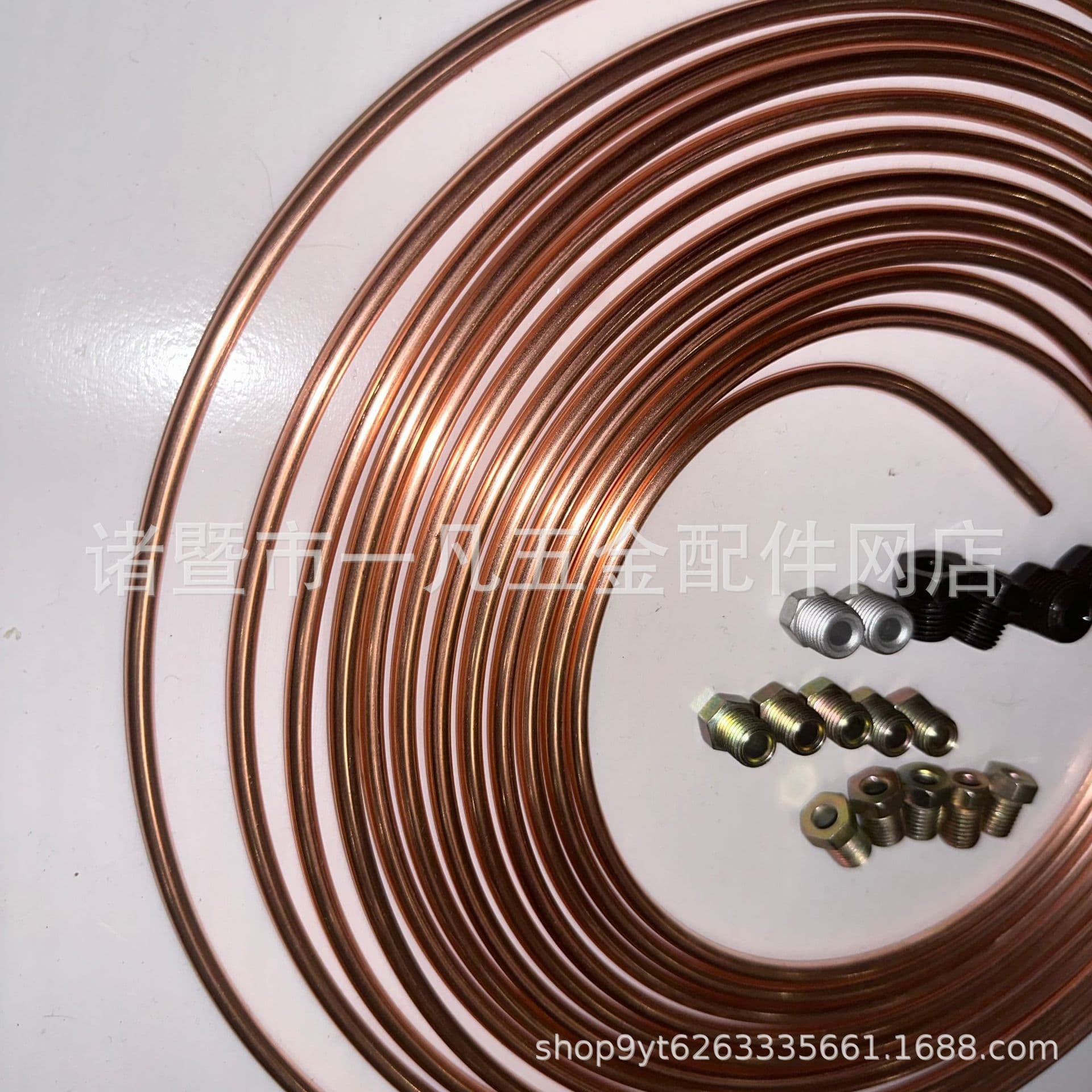 Factory stock direct sales hot cross-border car parts copper-coated alloy brake pipe mosquito coil disc