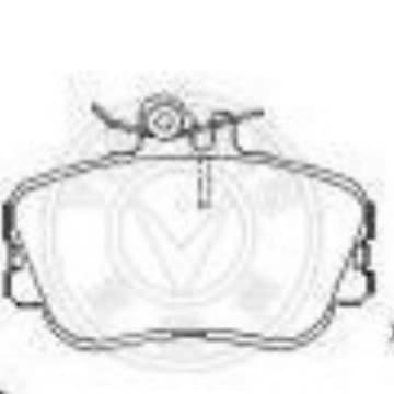 Brake Pads for Mercedes-Benz W202 S202 S203 0024202220