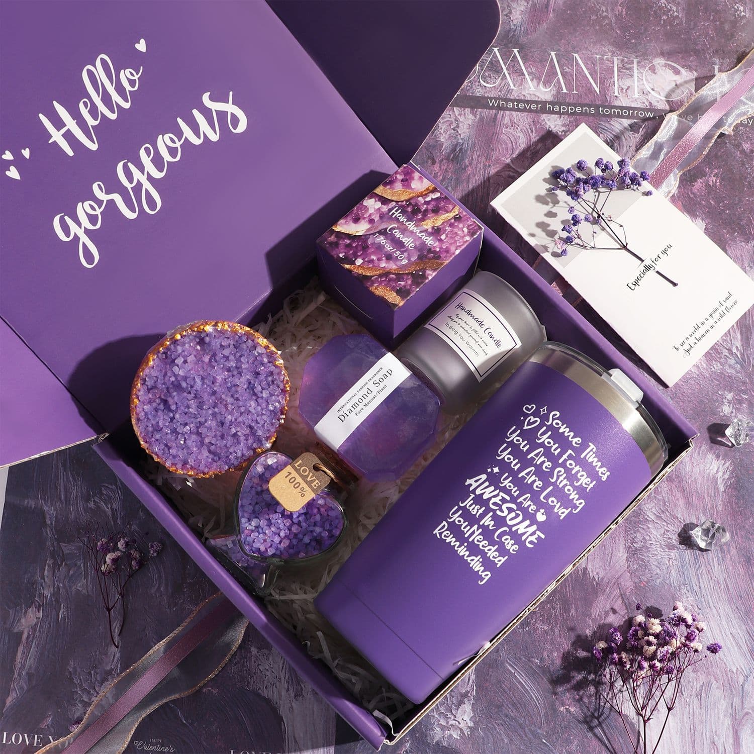 Cross-border Aromatherapy Thermos Cup Bath Gift Box Set Light Luxury Care Gift for Best Friend for Her 520 Christmas Gift