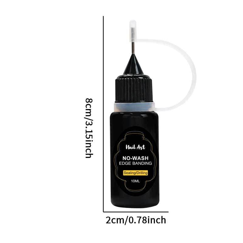 Nail Edge Sealing Gel No-Wipe Gap Filling Gel Strong Rhinestone Glue Nail Salon Special Nail Glue for Press-On Nails