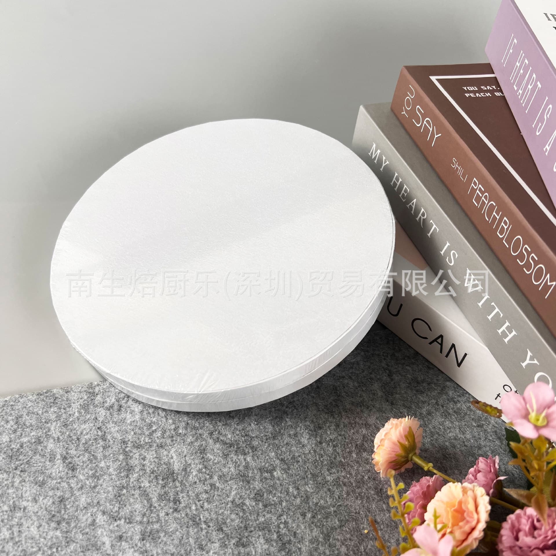 Baking supplies 12mm thickened round cardboard mousse cake tray birthday cake base Cake boards