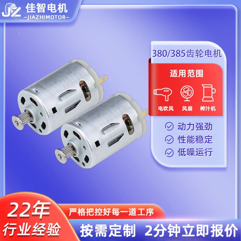 Floor Brush Motor 385SA Micro Motor 395 DC Motor Garden Power Tool Vacuum Cleaner Custom Motor