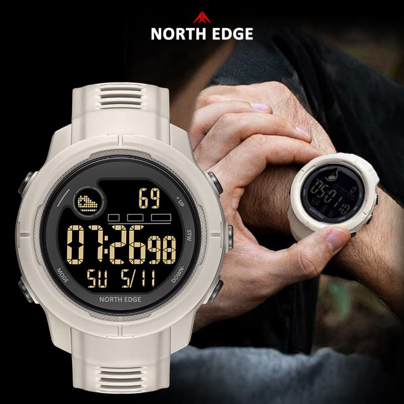 Waterproof Smartwatches for Students Running Sports Health TPU Strap Touch Button Operation IPS Screen Magnetic Charging