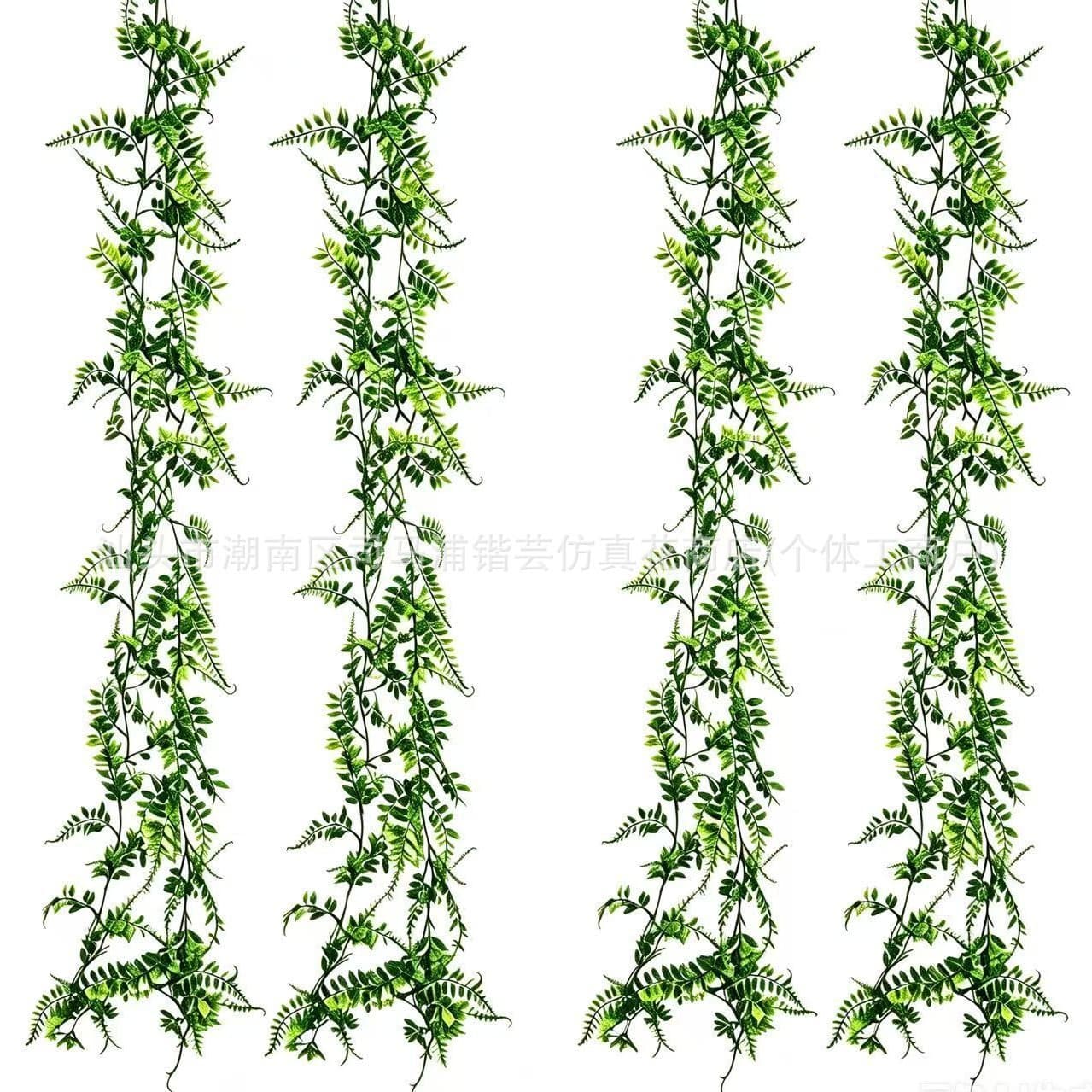 Cross-border artificial Persian leaves 180cm Persian rattan wedding arch decoration wrapped with green Persian grass rattan