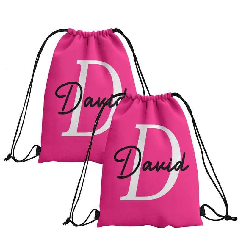 Cross-Border Polyester Drawstring Bag, Shoulder Strap Nylon Storage Bag, Printed Colorful Casual Bag, Drop Shipping Available