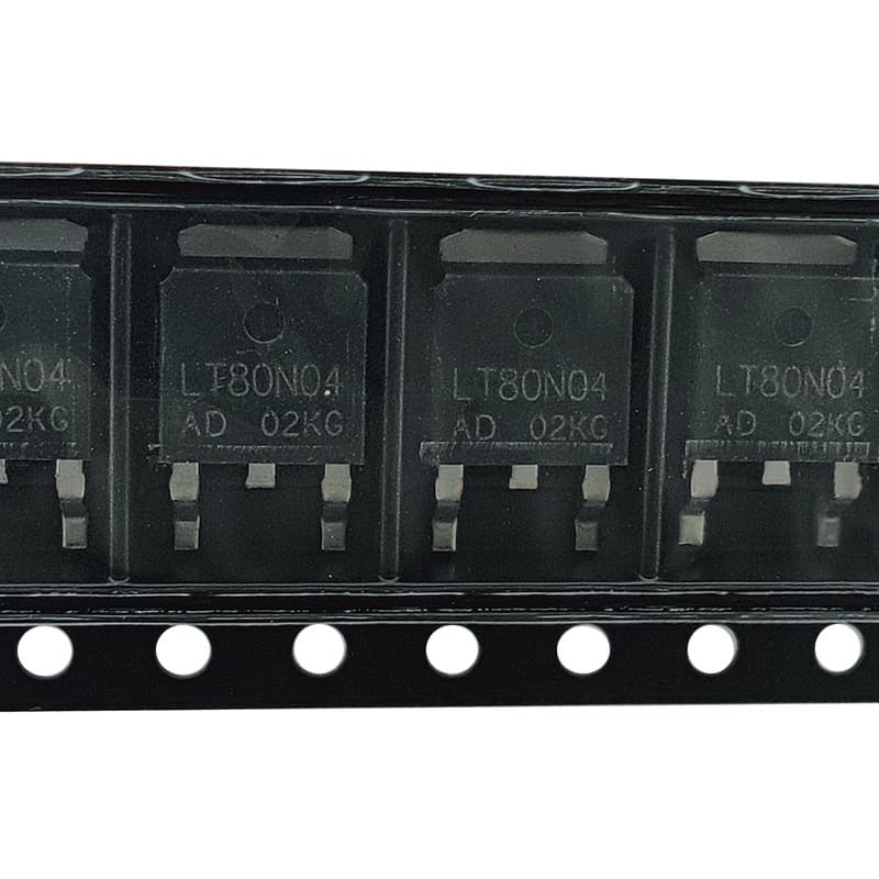 LT80N04AD in TO-252 package, 80A 40V power switch, commonly used N-channel MOSFET, sold in bulk