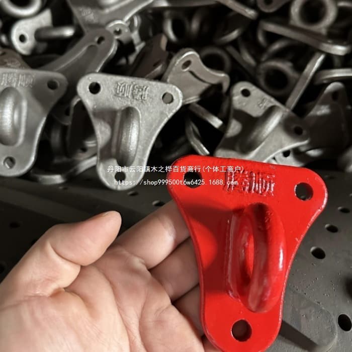 Rope Fixation Anchor Point, Escape Rope Bracket Hook, Triangular Support, High-rise Emergency Descent Device with Integrated Mounting Plate