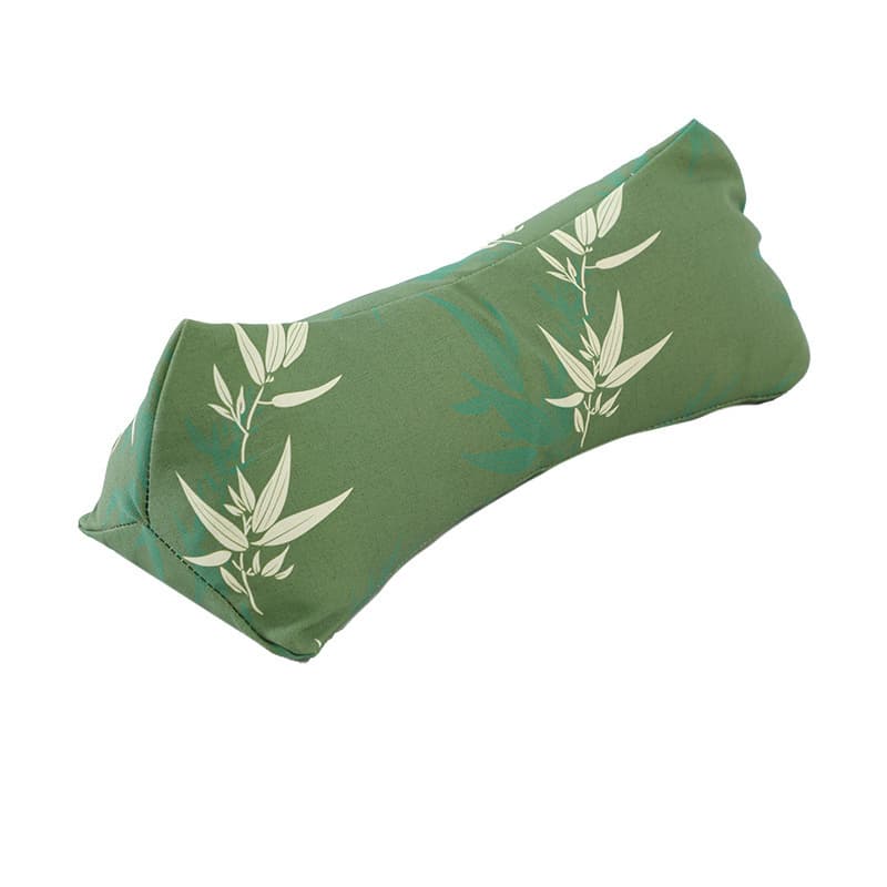 Dragon Boat Festival Buckwheat Shell Triangular Satin Bamboo Leaf Cervical Pillow Cotton Diamond Neck Support Pillow Single Waist Cushion Mugwort Neck Pillow