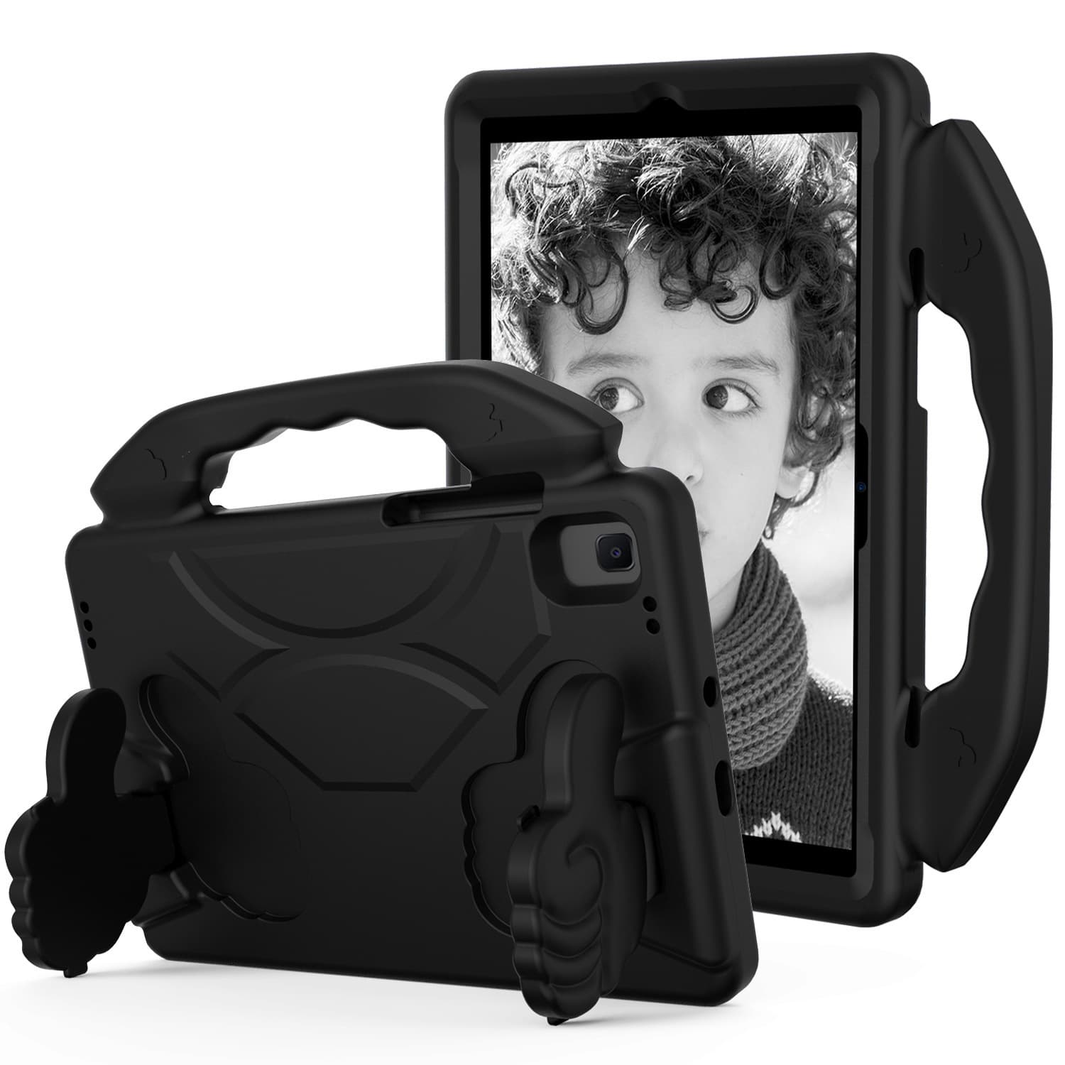 Suitable for Samsung Tab A9 Plus X210 Tablet Case X200 Thumb T500 Bracket A8 Satchel Protective Case