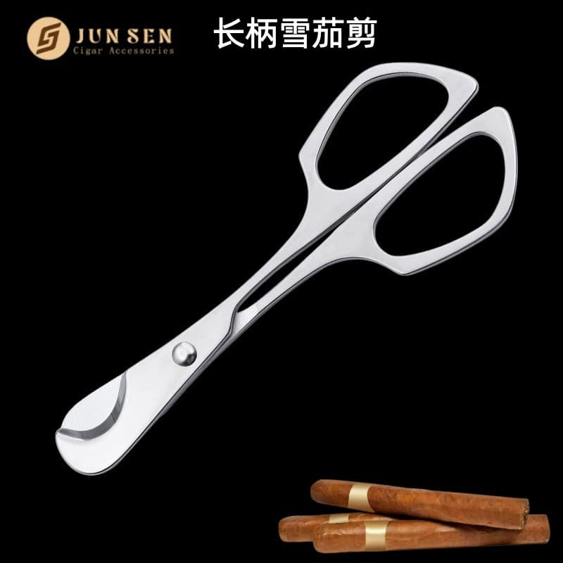 Multi-Purpose Stainless Steel Cigar Cutter High Hardness Cigar Scissors Pill Splitter Cigar Accessories