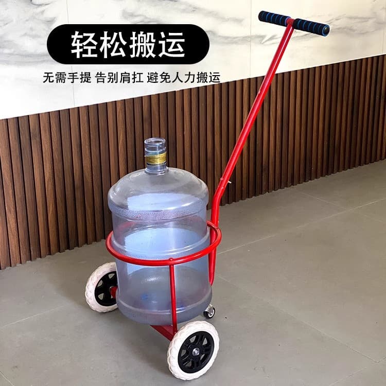 Barrel Water Transport Cart Household Water Pouring Cart Hand-Pulled Dirty Water Cart Rural Portable Swill Cart Water Loading and Pouring Cart